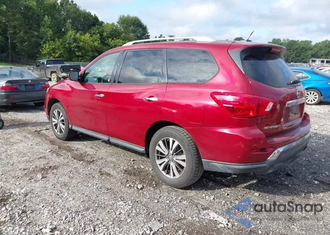 2017 Nissan Pathfinder Sv from USA, damaged, VIN 5N1DR2MMXHC657944